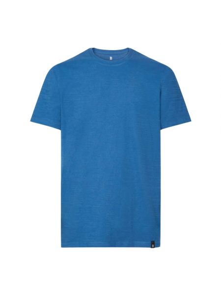 Dzianinowa koszulka Boggi Milano niebieska