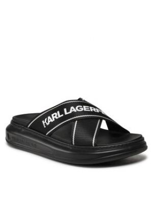 Șlapi Karl Lagerfeld negru