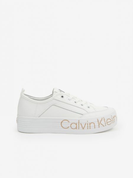 Teniși Calvin Klein Jeans alb