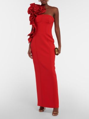 Sukienka długa Carolina Herrera czerwona