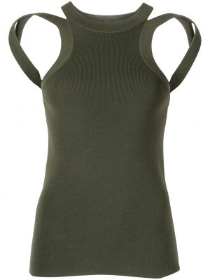 Bomull tank top Dion Lee grønn