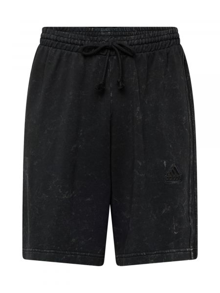 Pantaloni sport din bumbac Adidas Sportswear negru