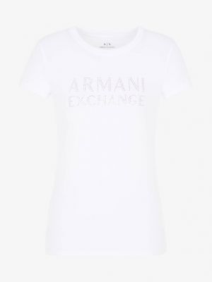 Tricou Armani Exchange alb