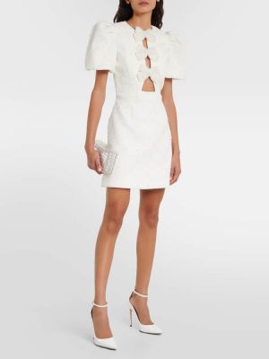 Mini vestido con lazo Rebecca Vallance blanco
