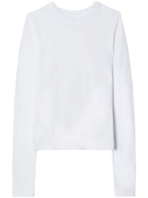 Caurspīdīgs t-krekls Re/done balts