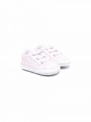 Lær sneakers for jenter Givenchy Kids hvit