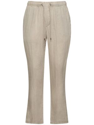 Pantalones de lino James Perse beige