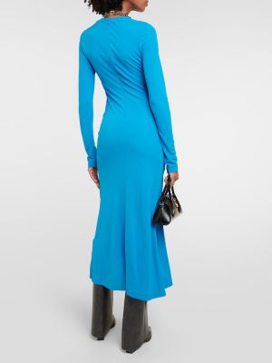 Midi obleka Givenchy modra