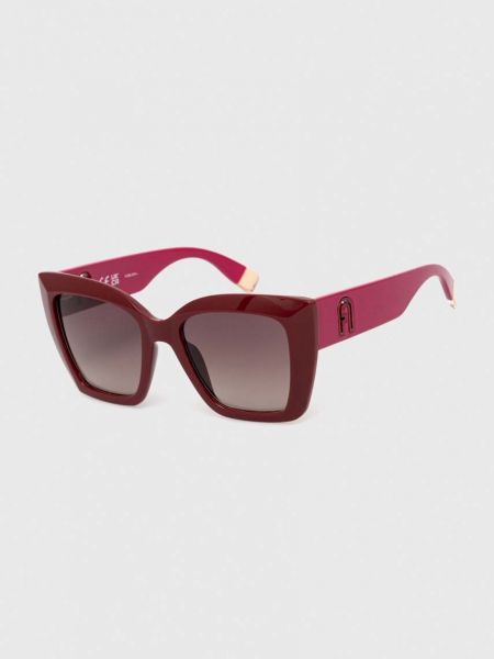 Бордовые очки солнцезащитные Furla