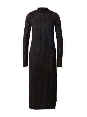 Pletené pletené šaty Dorothy Perkins čierna