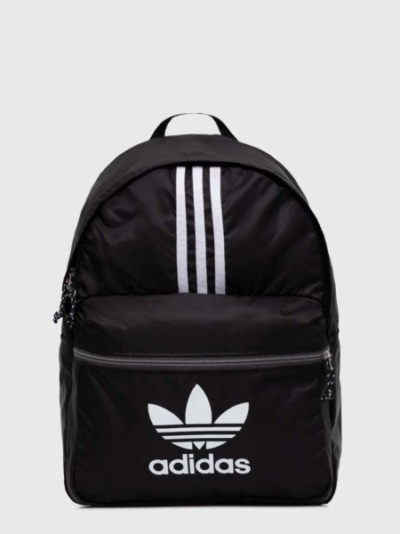 Czarny plecak z nadrukiem Adidas Originals