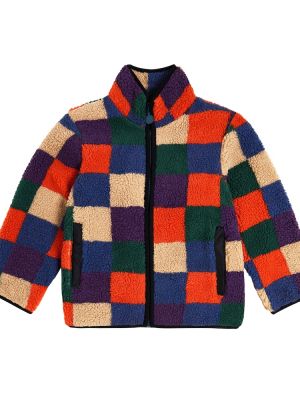 Sjekket fleece jakke for gutter Stella Mccartney Kids