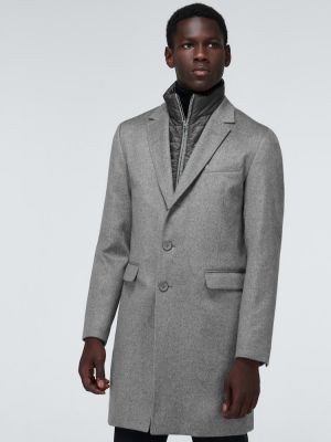 Kašmírový kabát Herno šedý