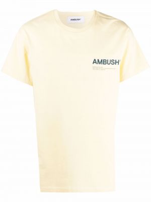 Camiseta de tela jersey Ambush amarillo