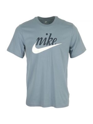 Niebieska koszulka z krótkim rękawem Nike