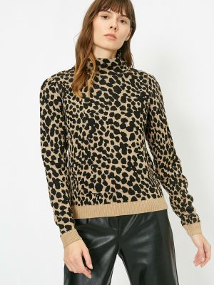 Cardigan cu model leopard Koton
