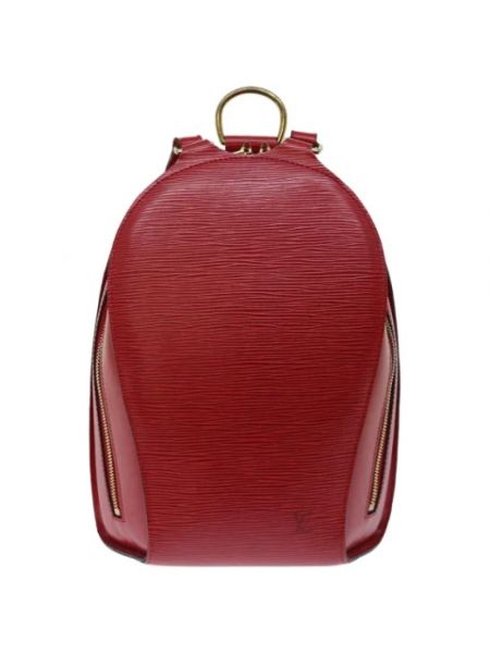 Czerwony plecak skórzany Louis Vuitton Vintage