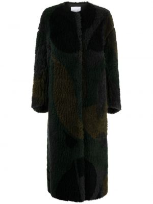 Палто с принт с абстрактен десен Mame Kurogouchi