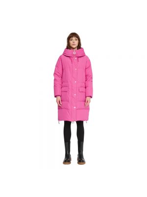 Mantel mit kapuze Silvian Heach pink