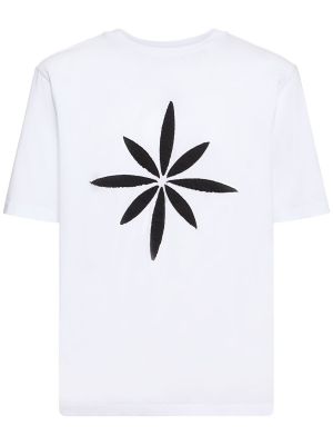Camiseta de algodón Kusikohc blanco