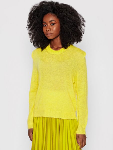 Sweter Twinset żółty