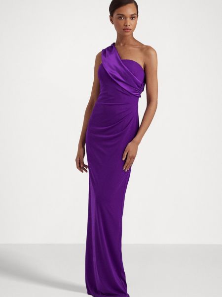 Sukienka wieczorowa Lauren Ralph Lauren fioletowa