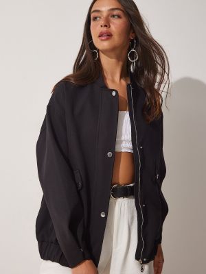 Relaxed fit bomber striukė Happiness İstanbul juoda