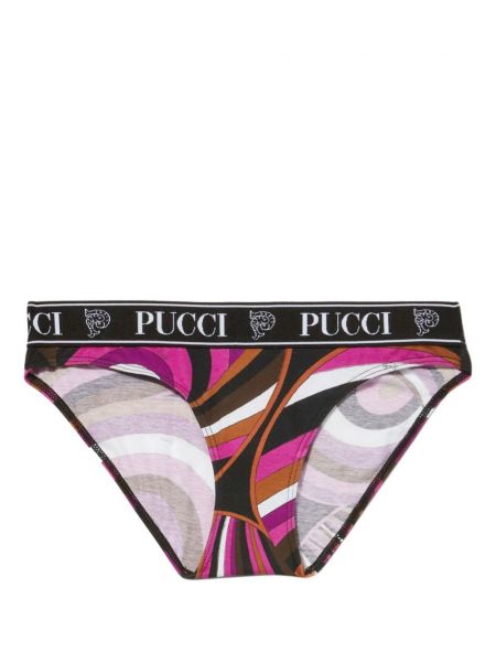 Baskılı külot Pucci pembe