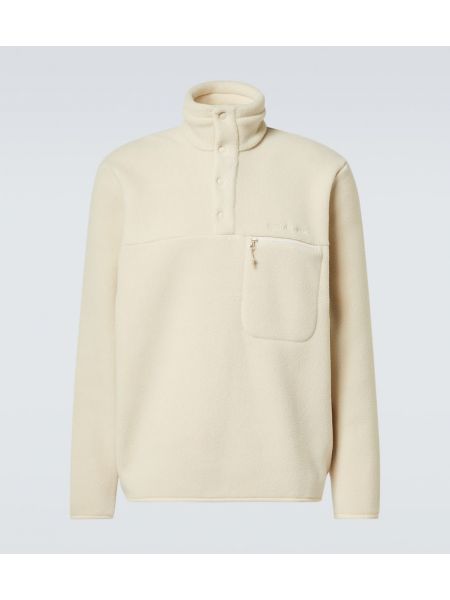 Fleece lynlås striktrøje Peak Performance beige