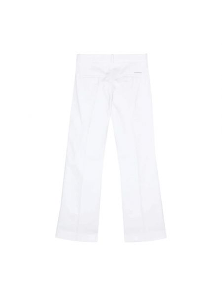 Spodnie relaxed fit Calvin Klein białe