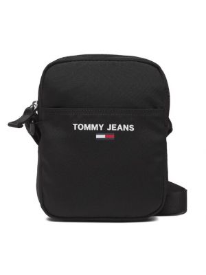 Τσάντα ώμου Tommy Jeans μαύρο