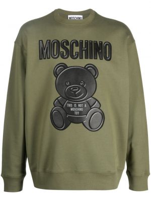 Maglione con stampa Moschino