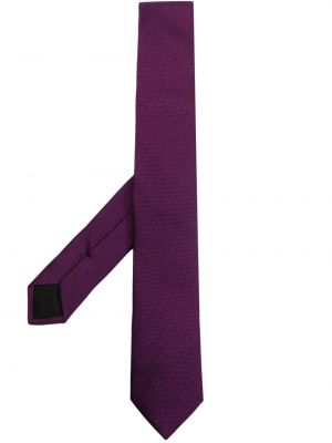Hedvábná kravata Givenchy fialová