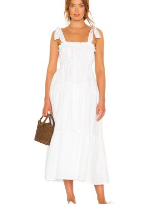 Платье миди Faithfull The Brand белое
