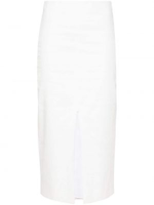 Midi sukně Isabel Marant bílé