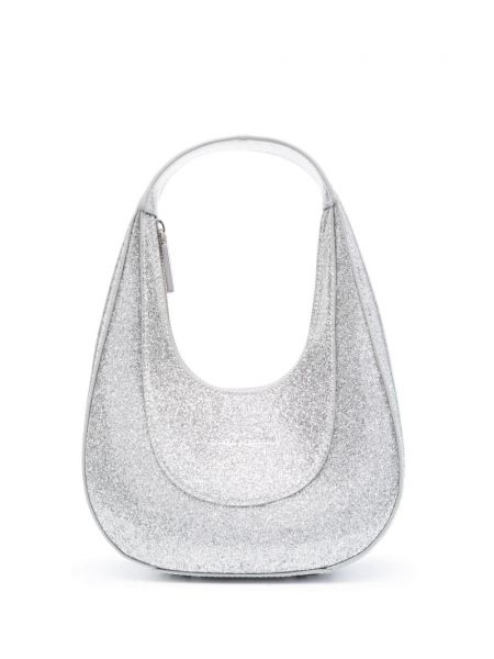 Τσάντα shopper με μοτίβο αστέρια Chiara Ferragni ασημί