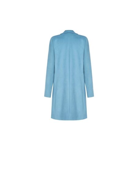 Płaszcz zimowy w jednolitym kolorze Rinascimento niebieski