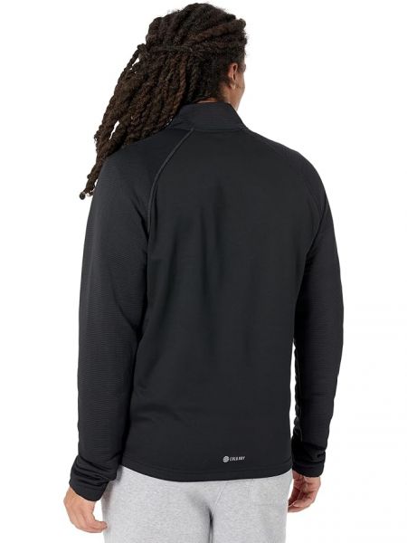 Пуловер на молнии Adidas черный