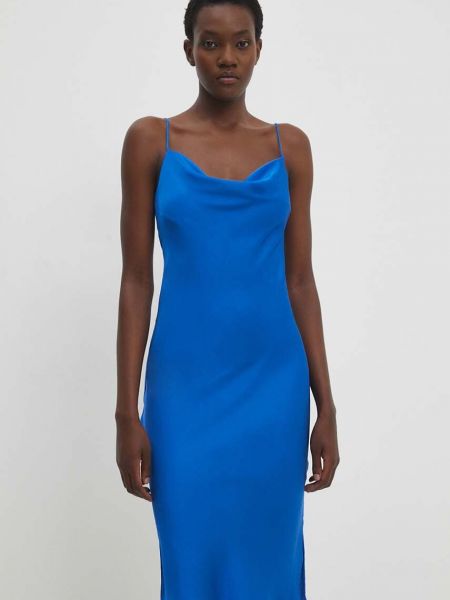 Мини рокля Answear Lab синьо