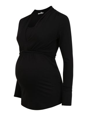 Tricou cu mânecă lungă Esprit Maternity negru
