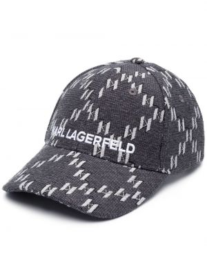 Cappello in tessuto jacquard Karl Lagerfeld