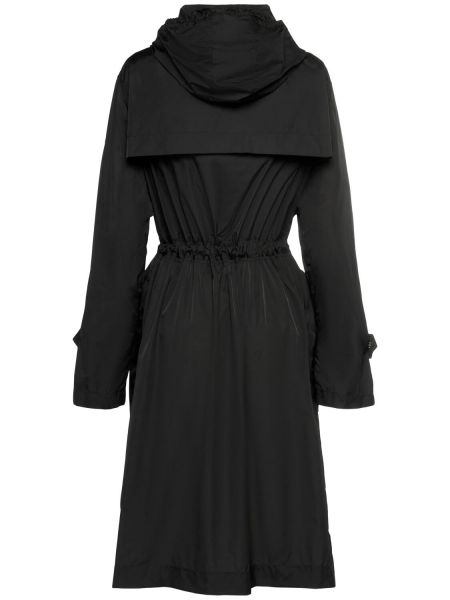 Νάιλον παλτό Moncler μαύρο