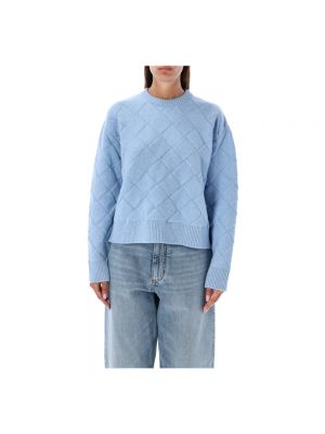 Sweter Bottega Veneta niebieski