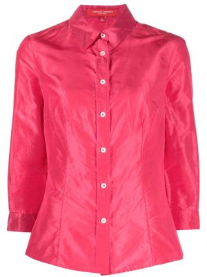 Svilena srajca Carolina Herrera roza