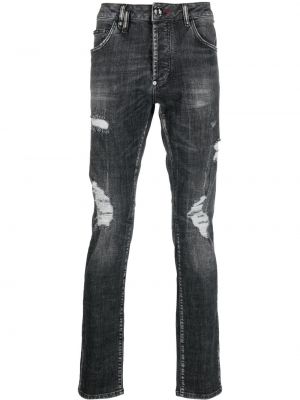 Straight leg jeans Philipp Plein grigio