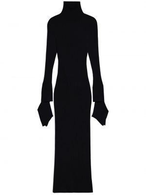 Midi haljina Ami Paris crna