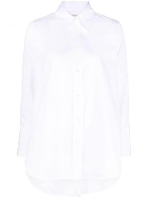 Bavlněná košile Alberto Biani bílá