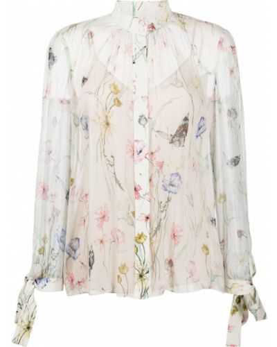 Blusa de flores con estampado Jason Wu Collection