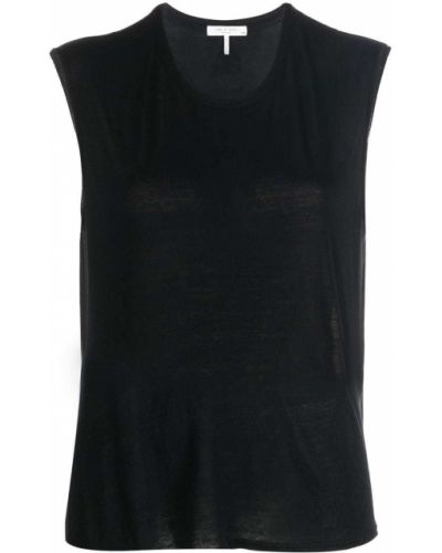 Tank top ermeløs med rund hals Rag & Bone svart