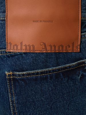 Jeansy bawełniane relaxed fit Palm Angels